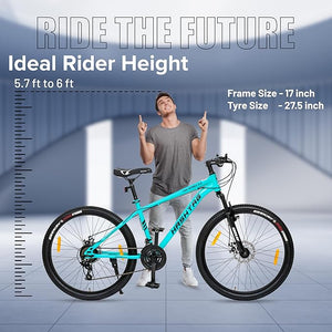 Premium Electric Cycle for Men & Women | Long Range Eco-Friendly E-Bike with Powerful Motor & Disc Brakes