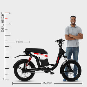 Motovolt URBN Electric Cycle | 120 km Range Long-Lasting E-Bike with Pedal Assist
