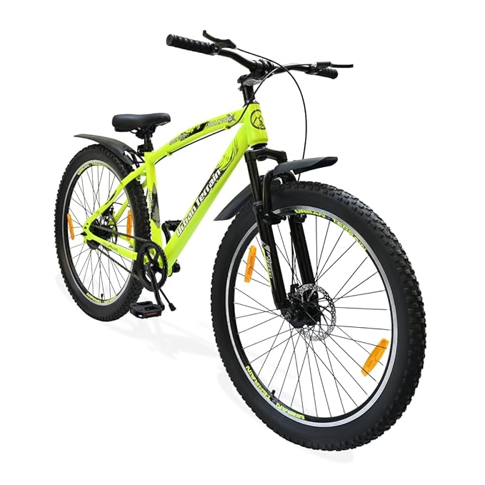 Urban Terrain Galaxy Pro 26T MTB – High-Performance Single-Speed Pedal Bike with Dual Disc Brakes & Front Suspension | Affordable Alternative to Electric Bikes