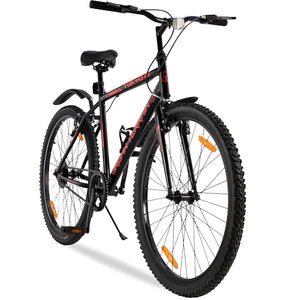 Urban Terrain Galaxy 26T MTB Bike for Men & Teens | Single-Speed Mountain Cycle | White | Affordable Alternative to Electric Bikes in India