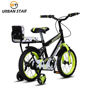 URBANSTAR Zoom 14T Kids Electric Cycle | 14 Inch Tyres | Double Seat | Safe & Stylish E-Bike for Boys & Girls (3–5 Years)