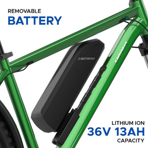 EMotorad T-Rex Pro Electric Cycle | 70 km Range E-Bike with Step-Through Frame & LCD Display