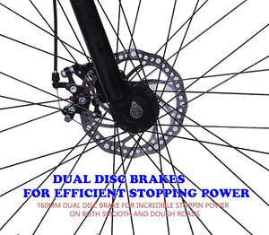 URBANSTAR Delta 26T 7-Speed Geared Mountain Bicycle for Adults | Dual Disc Brakes, Front Suspension | Affordable MTB Online