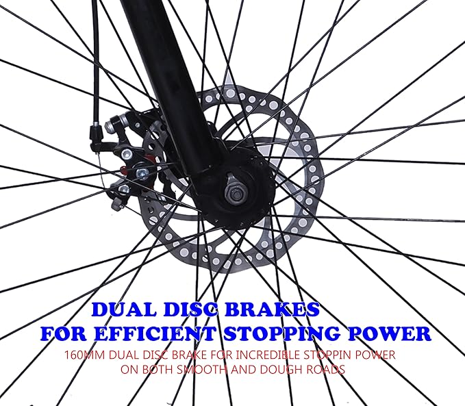 URBANSTAR Delta 26T 7-Speed Geared Mountain Bicycle for Adults | Dual Disc Brakes, Front Suspension | Affordable MTB Online