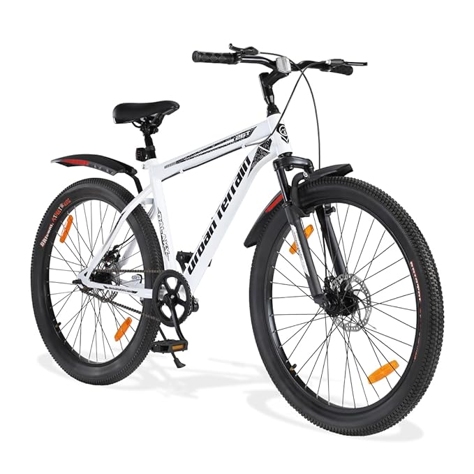 Urban Terrain Galaxy Pro 26T MTB – High-Performance Single-Speed Pedal Bike with Dual Disc Brakes & Front Suspension | Affordable Alternative to Electric Bikes