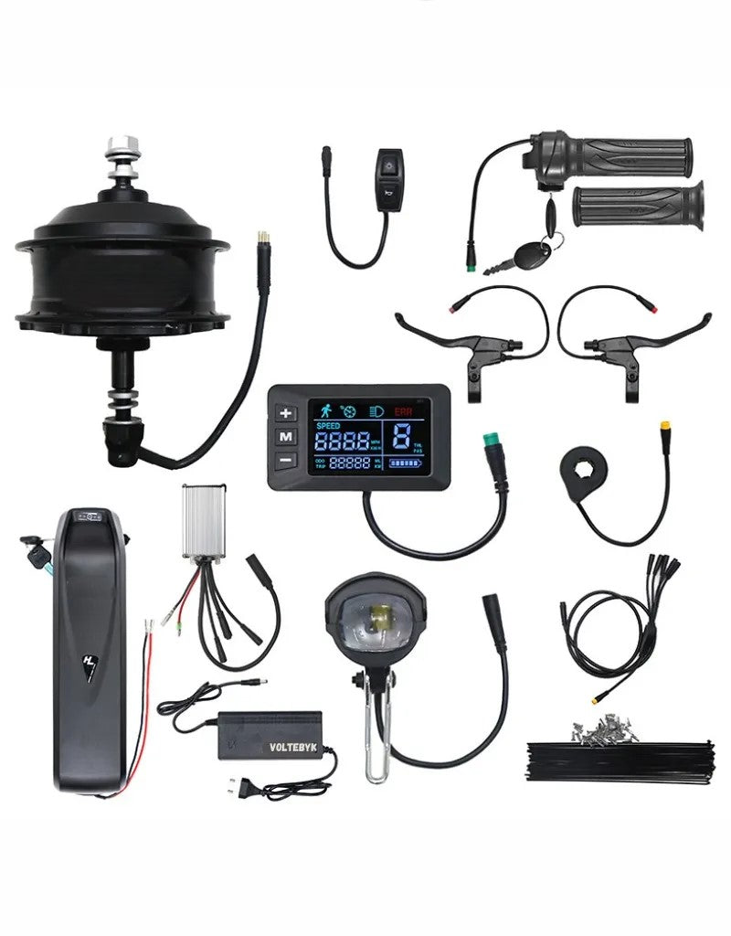 Premium E-Bike Conversion Kit with Battery – Long-Range, Plug-n-Play