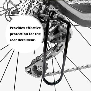 Universal Rear Derailleur Guard for Electric Cycle & Mountain Bike | Heavy-Duty Steel Protection