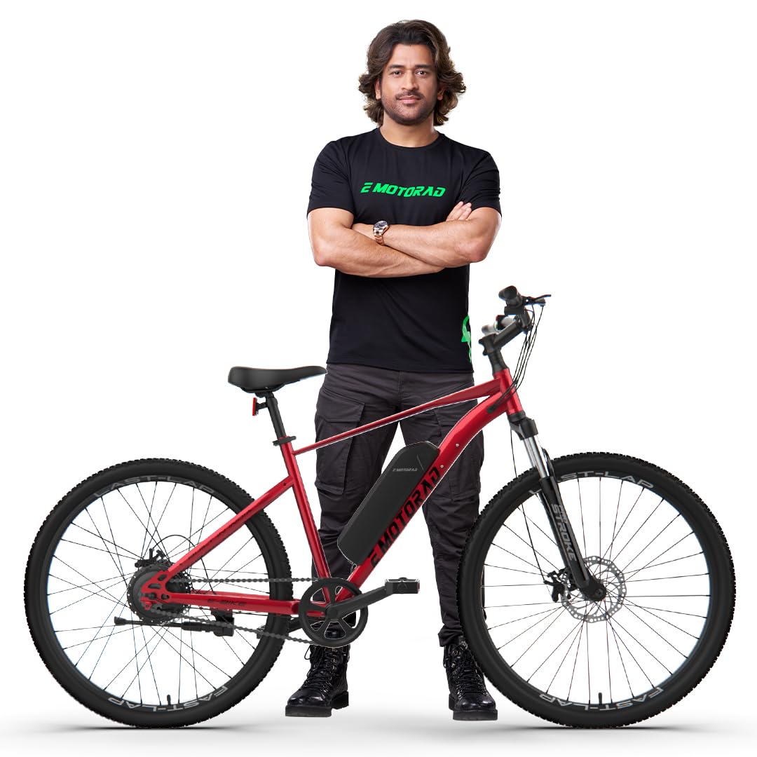 E MOTORAD X1 Electric Mountain Bike – 27.5″ Wheels, 250W Motor & 40km Range | Eco-Friendly Commuter E-Bike