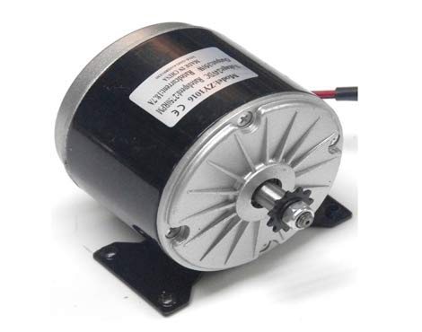 Ketrix MY1016 250W 24V Electric Bicycle Motor | Geared DC Motor with Sprocket & Bracket