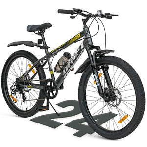 VESCO Drift 26T Electric Cycle – 7-Speed Mountain E-Bike with Dual Disc Brakes & Suspension