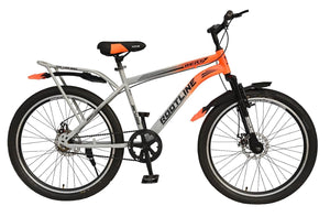 ROOTLINE Beat IBC 26T Electric Cycle | 26-Inch Mountain E-Bike with Front Suspension & Dual Disc Brakes