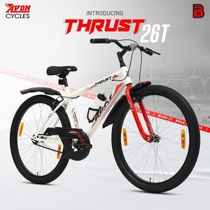 Avon Buke Thrust 26T Electric Cycle | Affordable E-Bike with 26” MTB Tyres & Steel Frame