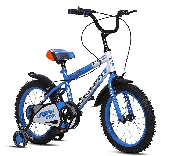 URBANSTAR 16T Kids BMX Cycle | 16-Inch Steel Frame Bicycle for Boys & Girls (4–7 Years)