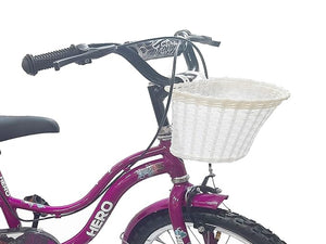 Hero Kids Electric-Look Cycle for Girls (6–11 Yrs) | Stylish 20-Inch Bicycle with Basket | Best Electric Bicycle Alternative for Kids