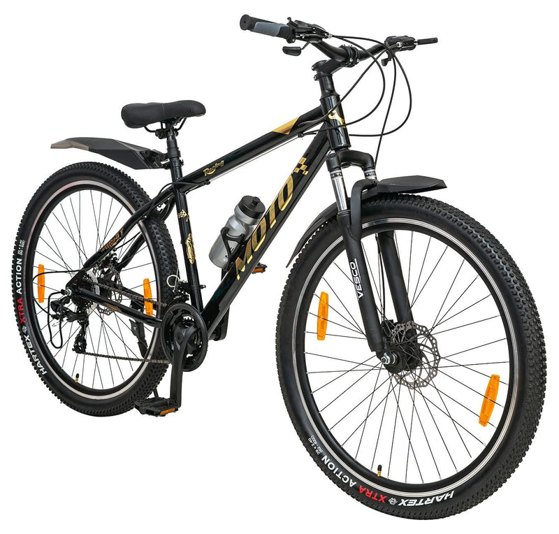 VESCO Moto 29-T Electric Cycle | 21-Speed Shimano Gears, Dual Disc Brakes & 29” Fat Tyre E-Bike for Men & Women