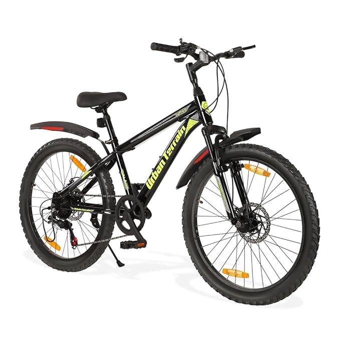 Urban Terrain Galaxy Ultra 27.5T Mountain Bike for Men | High-Performance Gear Cycle with Disc Brakes & Front Suspension | Stylish Alternative to Electric Bike, E Bicycle & Battery Bike