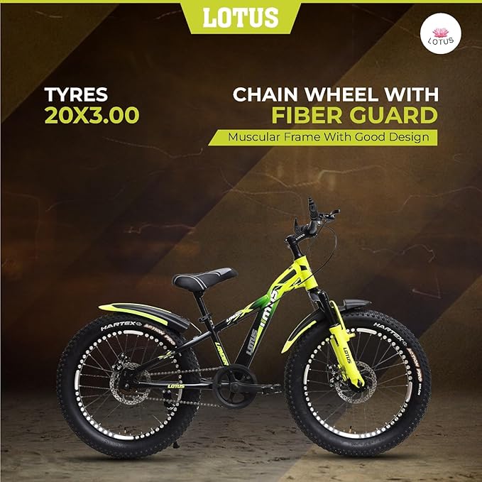 Lotus Lander Freeride 20-Inch Kids Cycle – Affordable, Stylish & Safe Bicycle for Children
