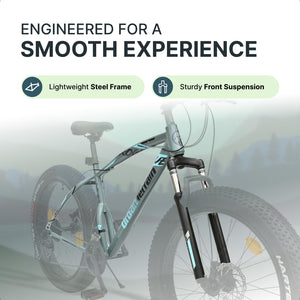 ⚡ Urban Terrain Rogue 26T Electric Cycle – 21-Speed Mountain E-Bike with Long Range & Disc Brakes