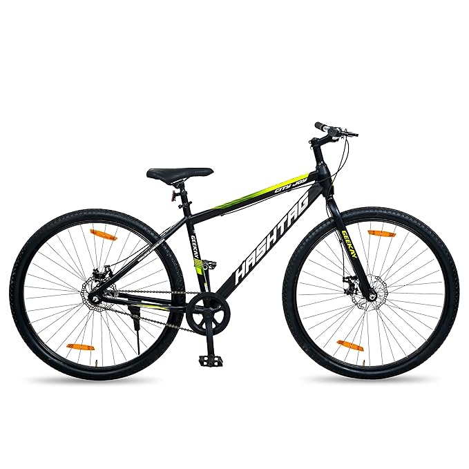 Geekay Hashtag City Joy 27.5T Electric Cycle | 250W Motor, 36V Battery, Dual Disc Brakes – Affordable Hybrid E Bike for City Commute