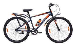 Hero Slingshot 27.5T Mountain Bicycle for Men | Strong Carbon Steel Frame, 18-Inch Gearless Cycle
