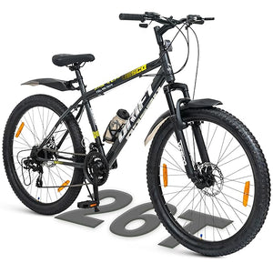 VESCO Drift E26 – Affordable Electric Cycle with Long-Range Battery & Mountain Bike Design