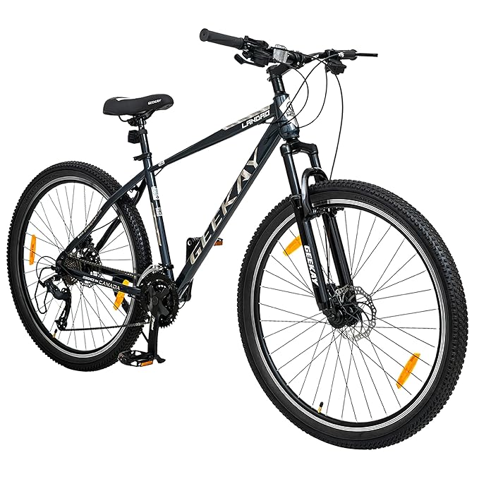 Geekay Landao 27.5T Electric Cycle – Long Range Hybrid MTB with Shimano Gears & Disc Brakes