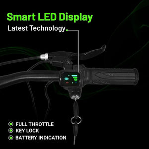 Geekay Hashtag 26T Electric Cycle – Affordable Indian E-Bike with 40KM Range & Dual Disc Brakes