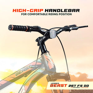Leader Beast 26x4.00 Fat Tire Electric Cycle – Dual Disc Brakes, Front Suspension & Powerful Ride