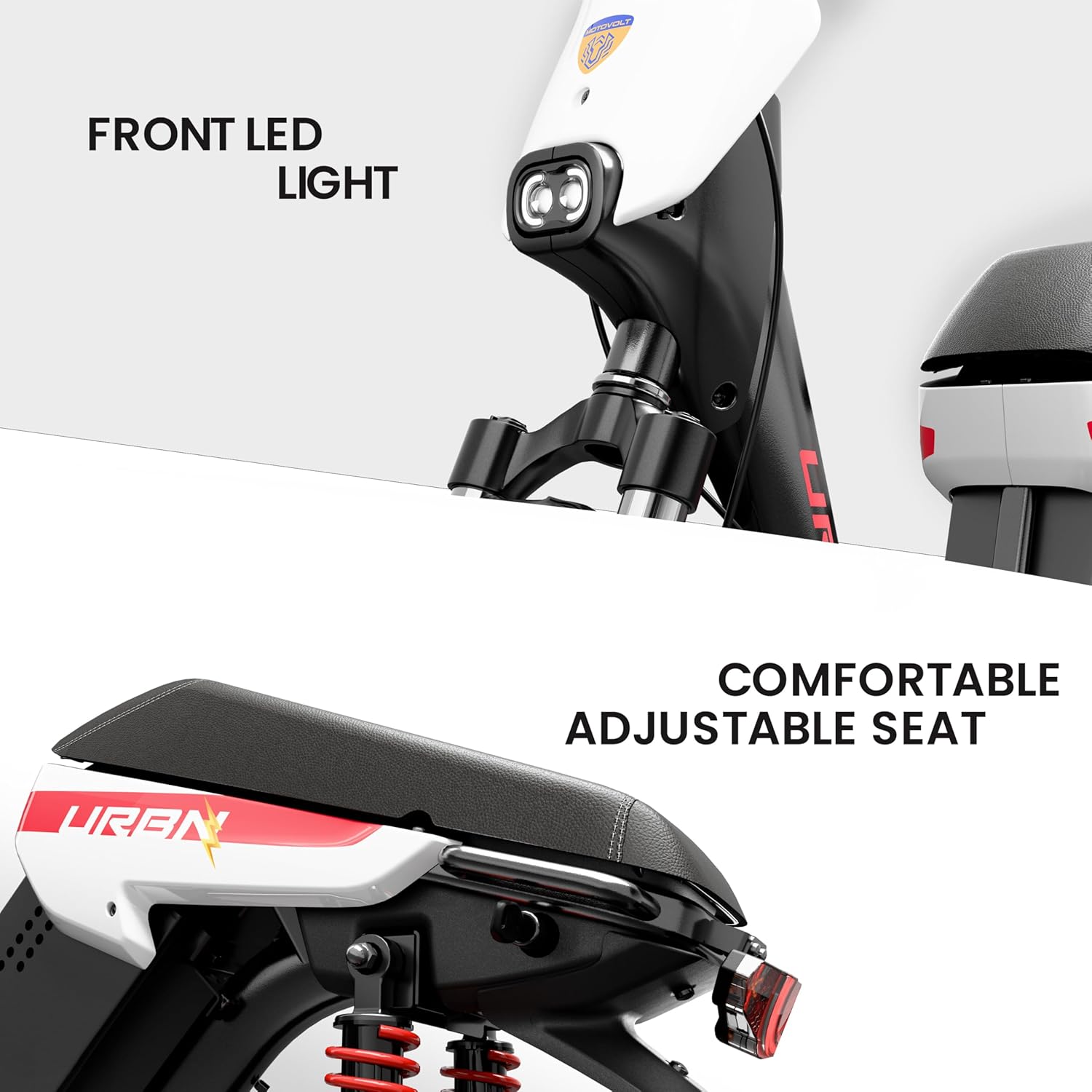Motovolt URBN Electric Cycle | 120 km Range Long-Lasting E-Bike with Pedal Assist