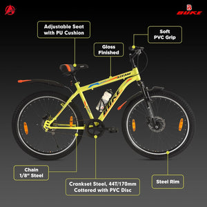 Avon Buke Steam 26T Electric Cycle | 26-Inch Mountain E-Bike with Long Range & Disc Brakes