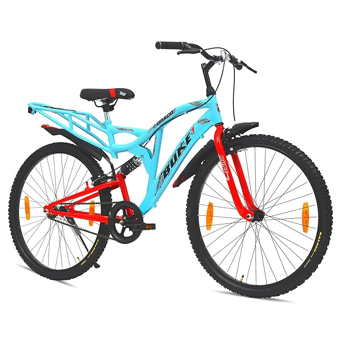 Avon Buke Draco 26T Electric Cycle | Affordable E-Bike for Men with 26″ Wheels & Steel Frame