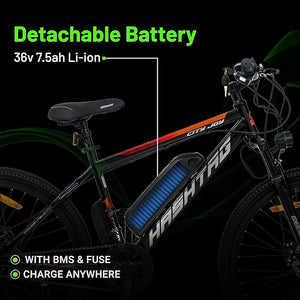 Geekay Hashtag 26T Electric Cycle – Affordable Indian E-Bike with 40KM Range & Dual Disc Brakes