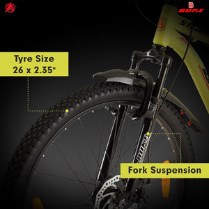 Avon Buke Steam 26T Electric Cycle | 26-Inch Mountain E-Bike with Long Range & Disc Brakes