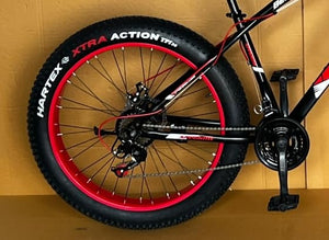 Apparrow Fat Tyre Electric Cycle | 21-Speed E Bike with Disc Brakes & Front Suspension