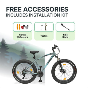 ⚡ Urban Terrain Rogue 26T Electric Cycle – 21-Speed Mountain E-Bike with Long Range & Disc Brakes