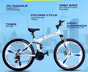 Appgrow 26T Foldable Electric Cycle – Affordable E-Bike for Students & Commuters
