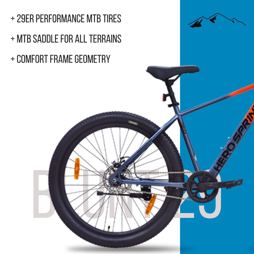Hero Electric Cycle 29T | Long-Range E-Bike for City Commute & Mountain Trails