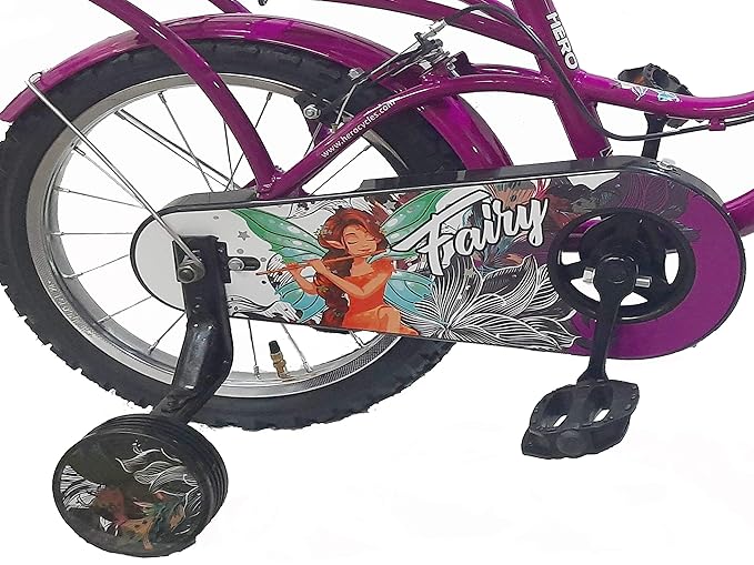 Hero Kids Electric-Look Cycle for Girls (6–11 Yrs) | Stylish 20-Inch Bicycle with Basket | Best Electric Bicycle Alternative for Kids