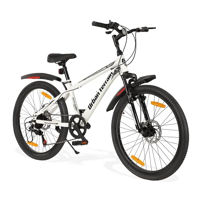 Urban Terrain Galaxy Ultra 27.5T Mountain Bike for Men | High-Performance Gear Cycle with Disc Brakes & Front Suspension | Stylish Alternative to Electric Bike, E Bicycle & Battery Bike