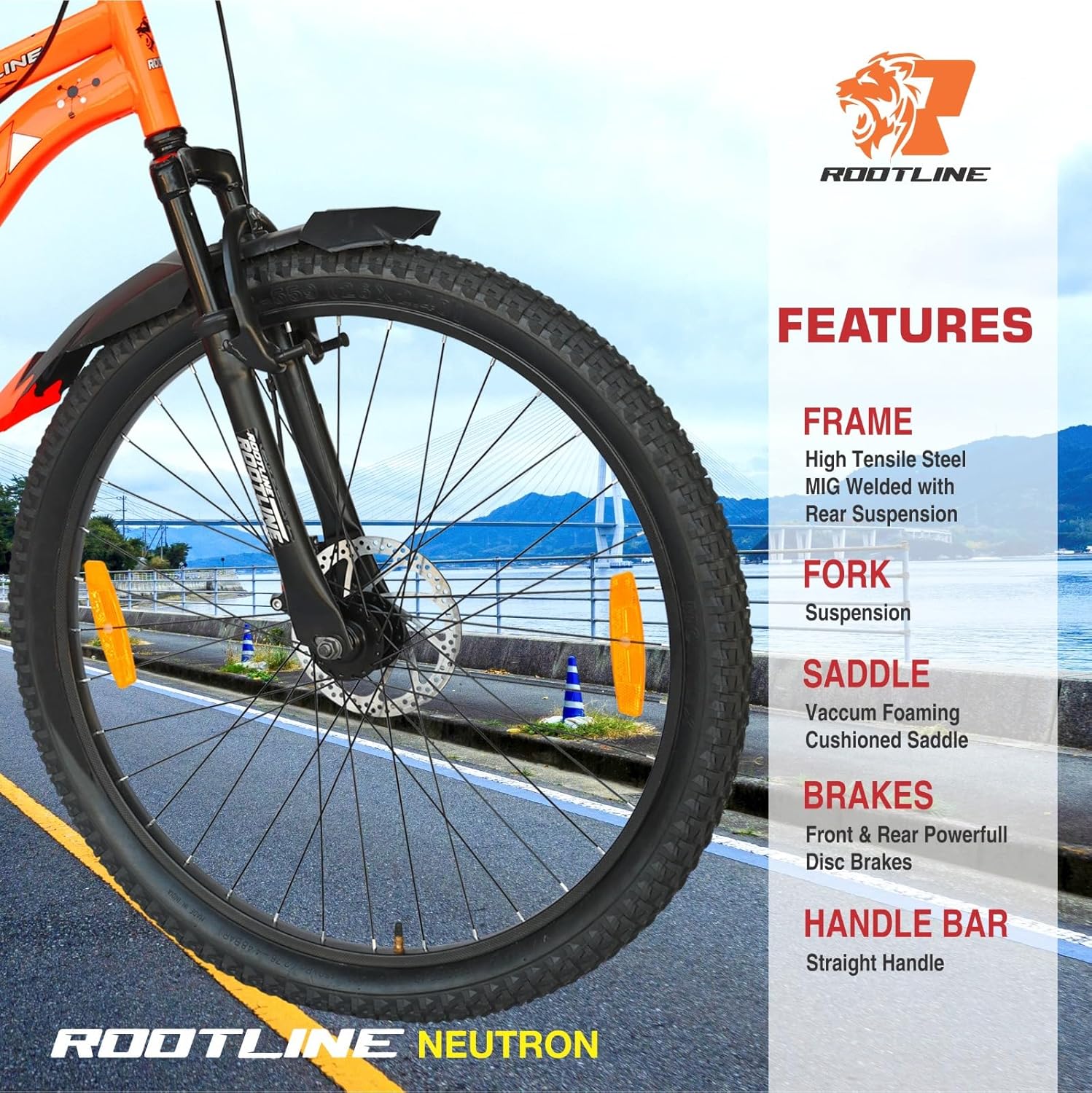 NEUTURN 26T Electric Cycle – Affordable E-Bike for City & Mountain Commutes (Long Range, Eco-Friendly)