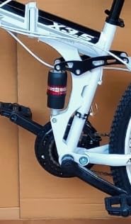 Youth APPGROW 24-Inch Electric Cycle | Foldable Mountain E-Bike with Dual Suspension & Disc Brakes