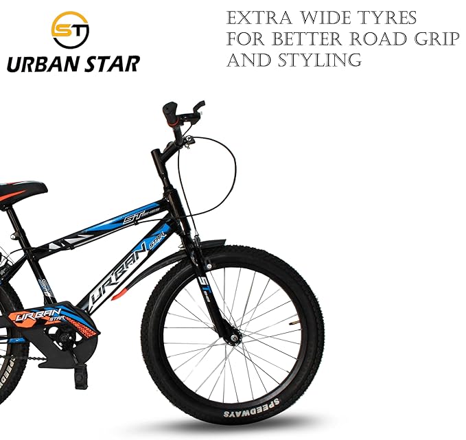 UrbanStar 20T BMX Kids Bike | 20-Inch Steel Frame Single-Speed Cycle for Boys & Girls