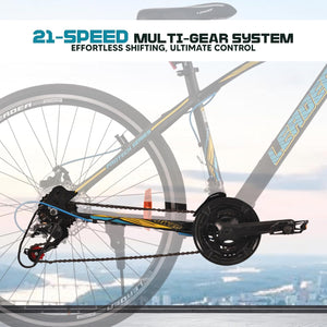 Leader 700C 21-Speed Electric Cycle – Affordable E-Bike for Eco-Friendly Commutes
