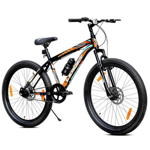 Leader Beast 24T Electric Cycle – 7-Speed E-Bike with Disc Brakes & Front Suspension for Teens & Adults