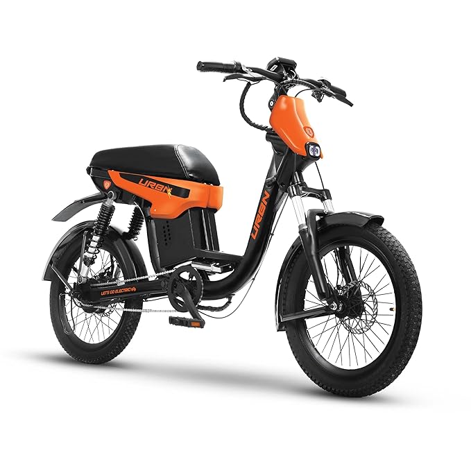 Motovolt URBN Electric Cycle | 120 km Range Long-Lasting E-Bike with Pedal Assist