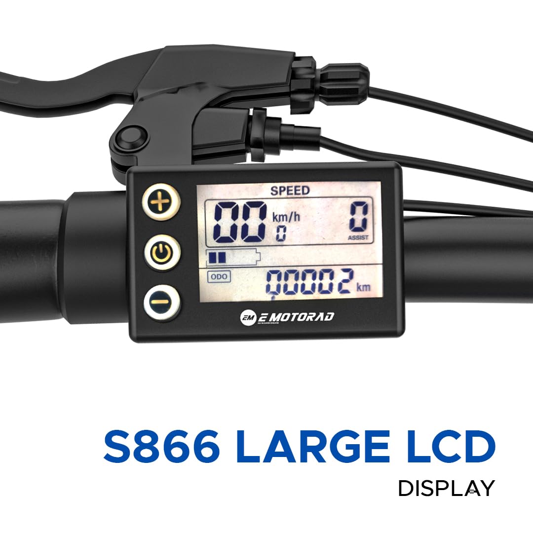 EMotorad Legend 07 MSD Electric Cycle | 250W Motor, 40km Range & Removable Battery