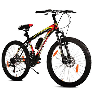Leader Gladiator 26T 21-Speed Mountain Bike for Adults – Gear Cycle with Front Suspension & Disc Brakes | Affordable Alternative to Electric Bicycle for Men & Teens