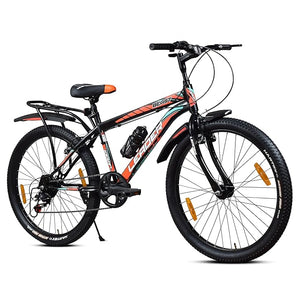 Leader Beast 26T IBC Mountain Bike – Premium Single-Speed City & Mountain Cycle for Men (Matt Black)
