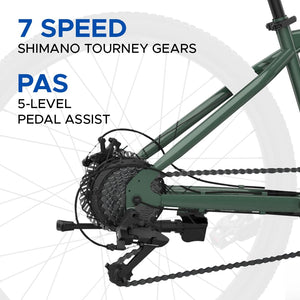 🚴 EMotorad T-REX AIR 29” Electric Cycle | 250W BLDC Motor, Shimano 7-Speed, Dual Disc Brakes