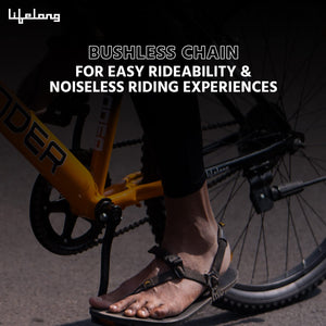Lifelong 26T Electric Cycle for Adults | Affordable E-Bike with MTB Tyres & Steel Frame